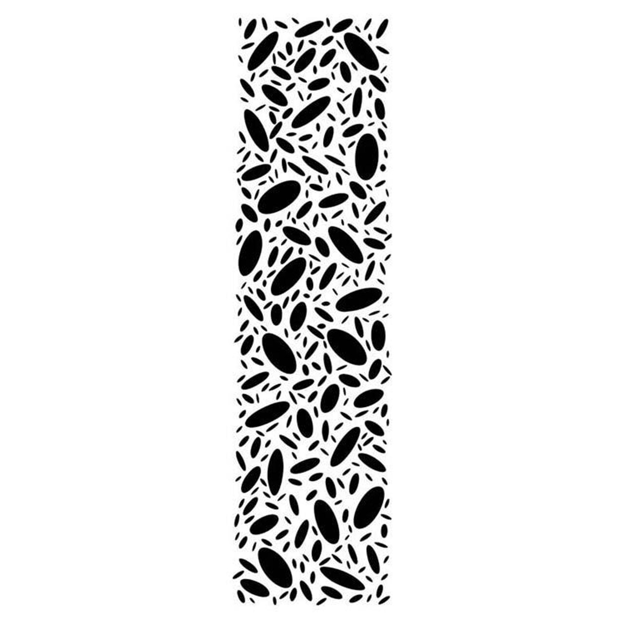 Creative Expressions 9 x 2.5 Stencil by Andy Skinner Flying Coins